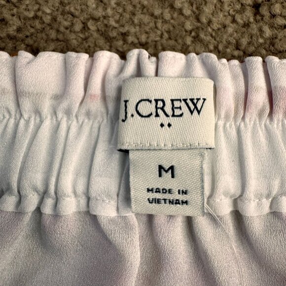 2/$18 SALE! ‎ J Crew Tiered Midi Skirt Women M Floral Ruffle Cottagecore Pull On - Picture 4 of 6